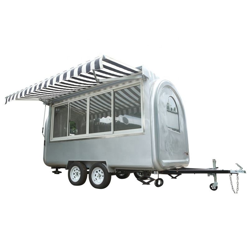 모바일 스토어 패스트 푸드 카트 CE/모바일 푸드 벤딩 밴 220*20*230