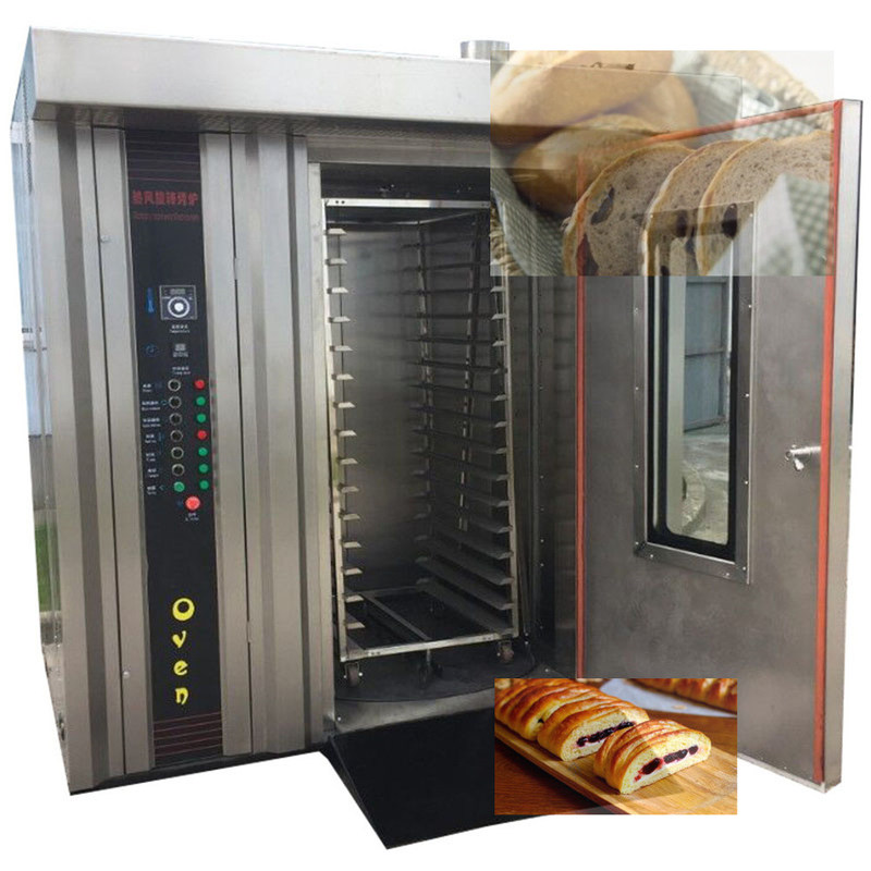 정밀 온도 조절을 위한 완전 자동 빵 디젤 전기 회전 오븐