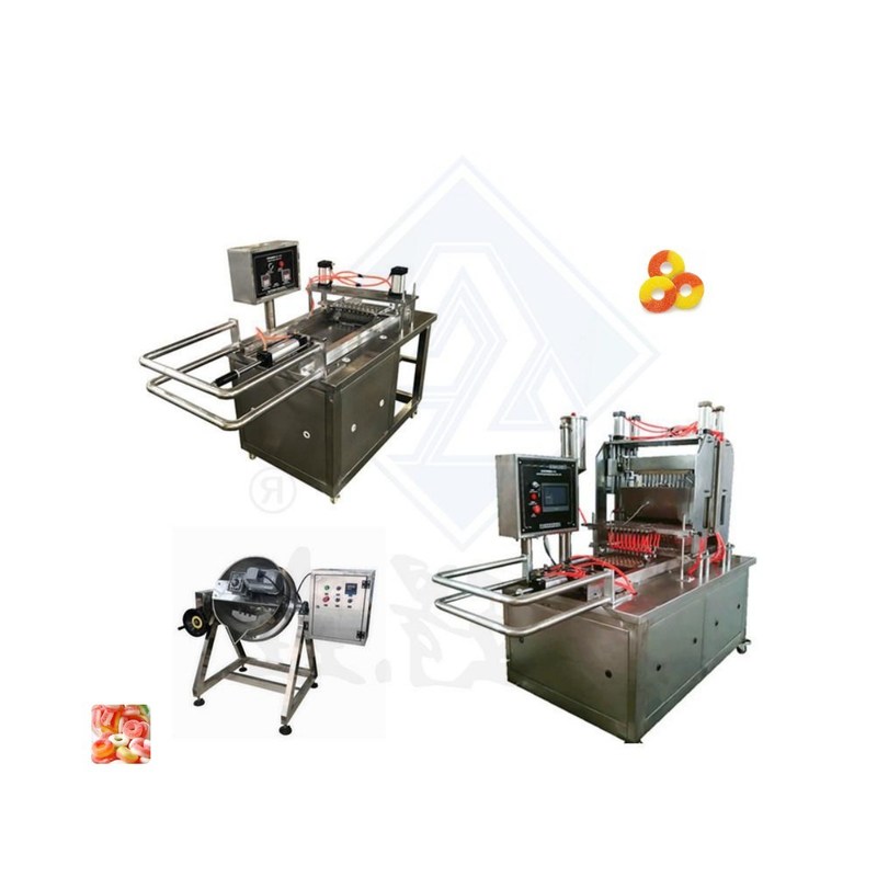 500kg 펙틴 곰 사탕 저장 기계 대량 콤비 사탕 생산