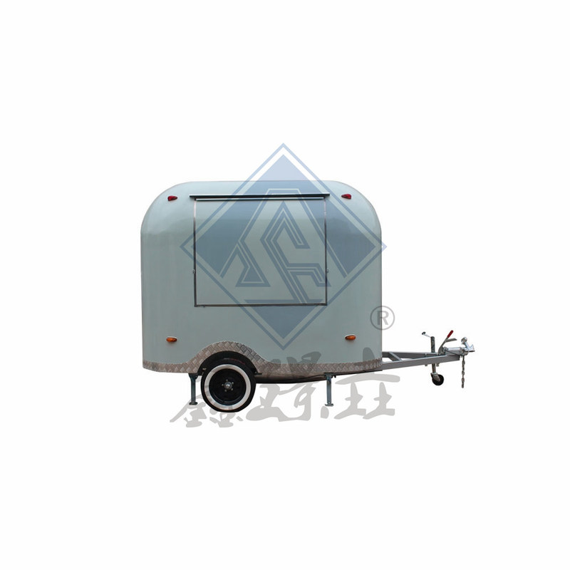 1000 KG 디자인 싱글 / 더블 축으로 사용자 정의 색상 이동식 식품 트럭