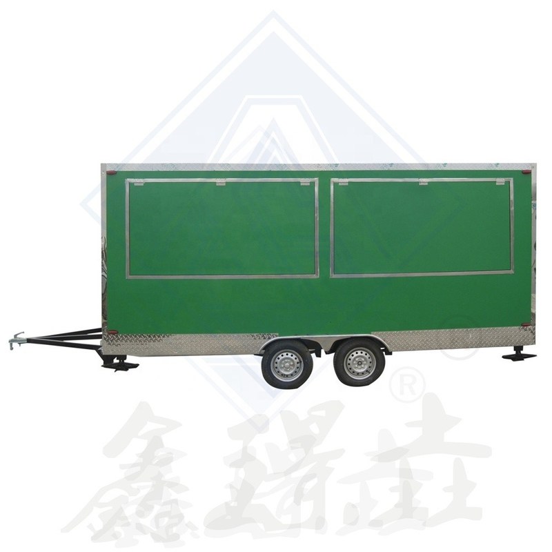 1000 KG 단일/두 배축 이동식 식품 트럭