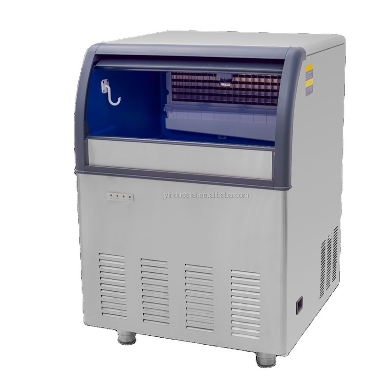 220P 100kg/day 상업용 얼음 생산용 물 냉각 얼음 큐브 메이커