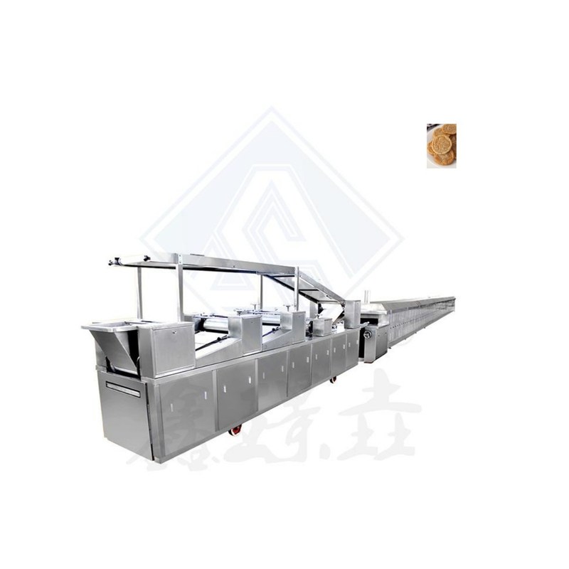 레스토랑 필수품 500kg/h 하드 크립스 쿠키 자동 컵케이크 전기 터널 오븐