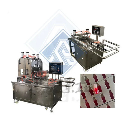 자동 과자 제조에서 높은 생산성을 위해 500KG 고무 과자 젤리 제조 기계