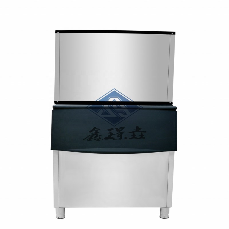 450KG 저장 용량과 자동 설계의 산업용 얼음 큐브 제조 기계