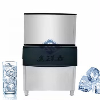 음식점용 아이스큐브 제조 기계 22*22*22mm 아이스 크기와 자동 기능